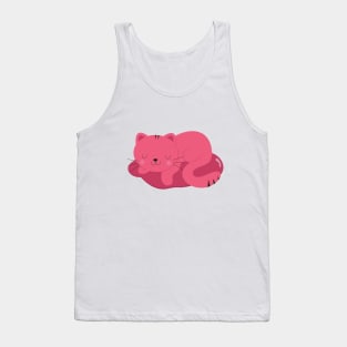 Cutie Sleeping Cat Tank Top